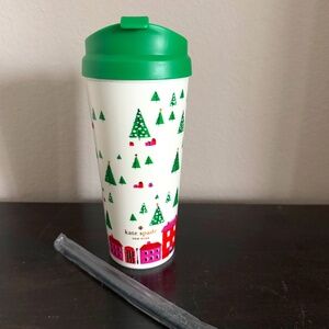 Kate Spade New York Holiday Village Thermal Mug 16oz